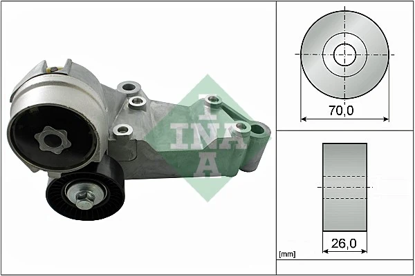Belt Tensioner, V-ribbed belt